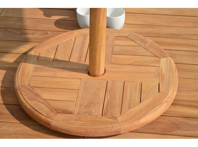 Teak Lazy Susan Turntable - Teak Outdoor Furniture