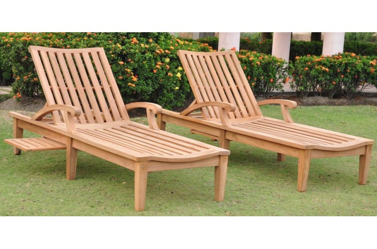 Teak ND Chaise Lounger