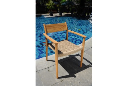 Amul Stacking Arm Chair