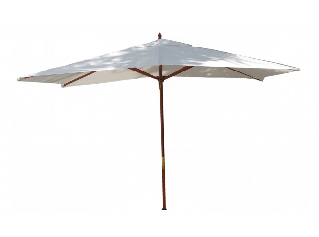 10 Feet Rectangle Umbrella Wooden Pole